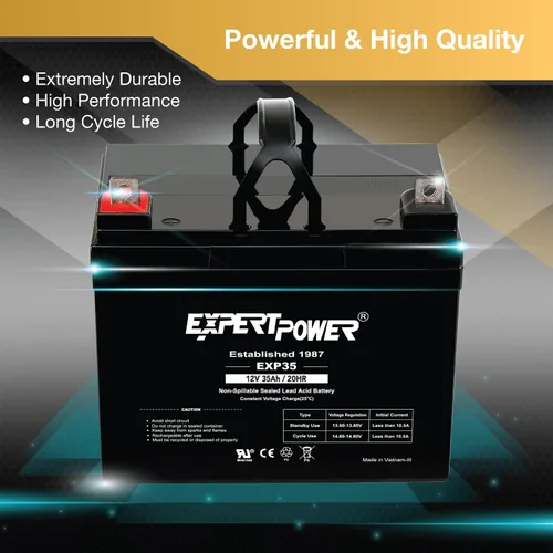 Vista 4 de Pilas Expertpower 12 V