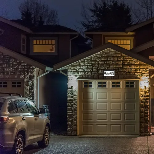 Vista 7 de Placa de dirección con números de casa alimentada por energía solar, número de casa personalizado para exteriores, letrero de dirección LED