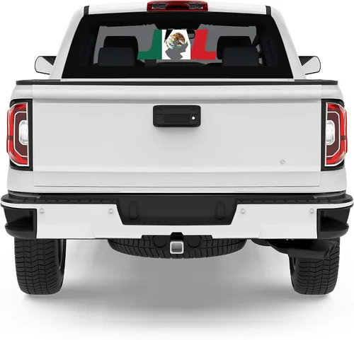 Vista 6 de JAL Jalisco Bandera Mexicana - Calcomanía (12 x 4.5 pulgadas)