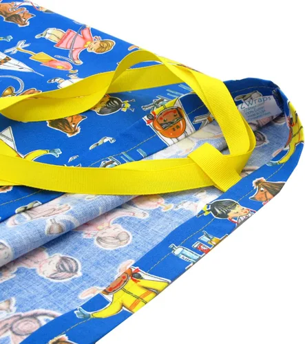Vista 6 de Girl Power - Bolsa de regalo de tela reutilizable para cumpleaños o celebración infantil (grande, 20 pulgadas de ancho por 27 pulgadas de alto)