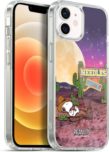 Vista 23 de Head Case Designs Funda de gel con licencia oficial de Peanuts Nebula Cactus Needles Snoopy Space Cowboy [protección de grado militar] compatible