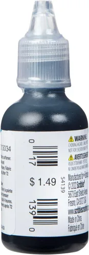 Vista 2 de Scribbles Pintura de tela 3D de 1 oz, color negro brillante