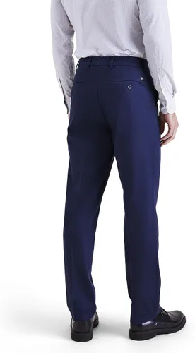 Vista 3 de Dockers Pantalones de corte recto para hombre, color caqui sin hierro con protección contra manchas