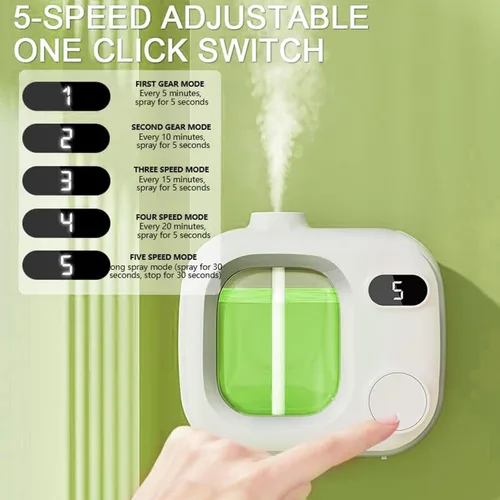 Vista 3 de Difusor de aceite esencial sin agua, difusor inteligente de aceite esencial para habitaciones grandes, baños, hoteles y oficinas, difusor de aroma