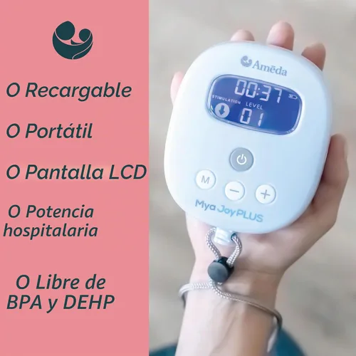 Vista 2 de Ameda MYA Joy Plus Extractor de leche eléctrico Extractor de leche recargable Extractor de leche portátil manos libres Extractor de leche