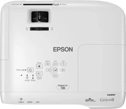 Vista 7 de Epson Proyector LCD PowerLite 118 - 4:3 - Montaje en techo