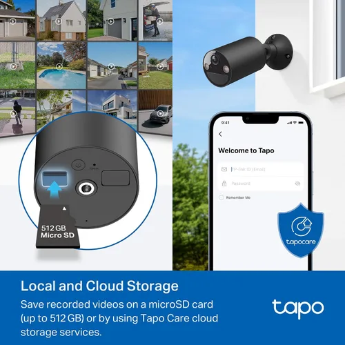 Vista 7 de Tapo de TP-Link Cámara de seguridad inalámbrica para exteriores, 1080P, hasta 180 días de vida de la batería, detección gratuita de personas