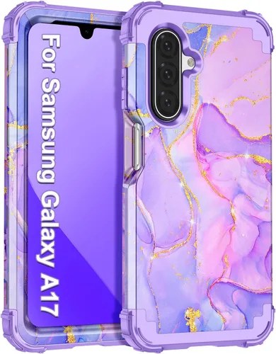 Vista 89 de Casetego Funda para Galaxy A16 5G, Tres Capas de Alta Resistencia Robusta a Prueba de Golpes, Protección Completa Rugosa de PC Duro + Parachoques