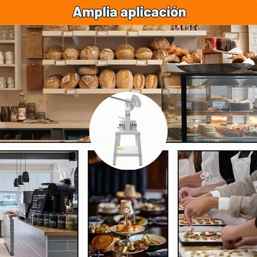 Vista 9 de INTSUPERMAI Cortador divisor manual de masa de 3.81 oz-20.3 onzas, 10 piezas, equipo comercial de panadería resistente para pan, pizza, brioche