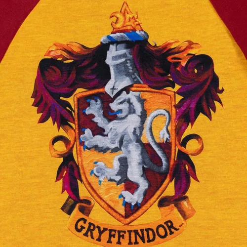 Vista 6 de Harry Potter Gryffindor Hufflepuff Ravenclaw - Conjunto de pijama para niños y niñas, pantalones deportivos y pantalones para dormir para niños