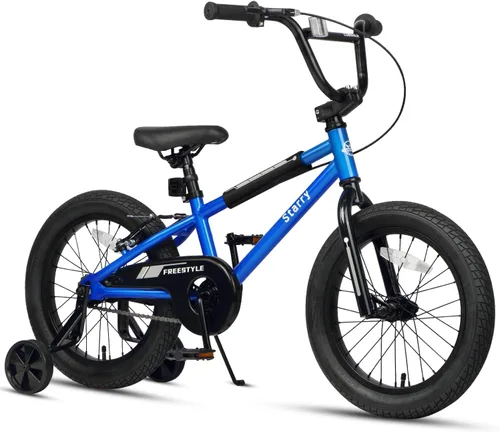 Vista 38 de cubsala Bicicleta para niños de 12, 14, 16, 18 pulgadas, estilo BMX, con ruedas de entrenamiento, freno para niños de 2 a 10 años, varios