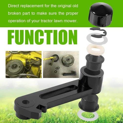 Vista 3 de Kit de reconstrucción de bujes y ternsionador de brazo tensor de cubierta para John Deere 48C 54C GT LX GX Scotts Sabre Tractor cortacésped