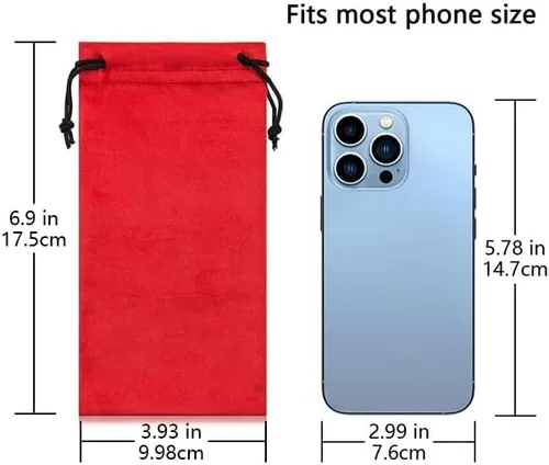 Vista 6 de TRIUMPH VISION Paquete de 3 bolsas suaves para lentes - Bolsa para gafas Bolsa de limpieza de pantalla de microfibra