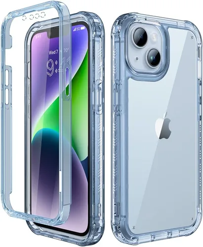 Vista 45 de Lifedance Nuevo para iPhone 11, Funda Protectora Completa y Resistente con Protector de Pantalla Integrado, Protección contra Caídas de 10 Pies