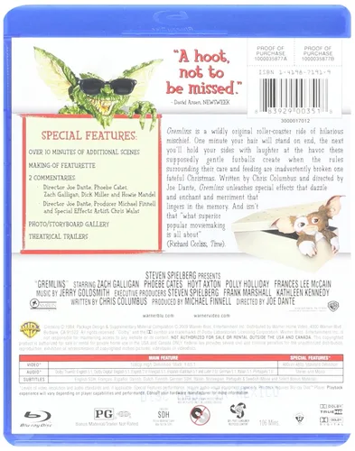 Vista 2 de Gremlins (25th Anniversary Edition) Blu-ray