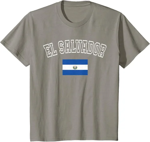 Vista 34 de Camiseta vintage con diseño de la bandera de El Salvador
