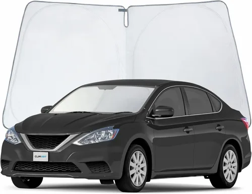 Vista 59 de CLIM ART Parasol para parabrisas para BMW X3 2018-2024, parasol plegable de ajuste personalizado, protector solar del vehículo, cubierta