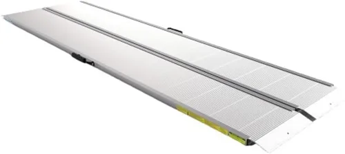 Vista 12 de EZ-ACCESS TRAVERSE Rampa plegable de aluminio de una sola pieza, rampas de carga portátiles para sillas de ruedas, motocicletas, tractores de césped