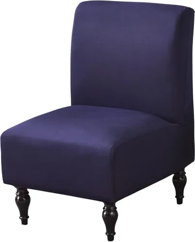 Vista 14 de Funda para Silla de Acento sin Brazos, Funda Elástica para Silla Súper Ajuste, Funda Protectora de Muebles para Silla sin Brazos para Sala de Estar