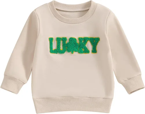 Vista 3 de Sudadera de manga larga con volantes para niña bebé, camiseta básica de color sólido, suéter de gran tamaño para niños, ropa de otoño Sudaderas