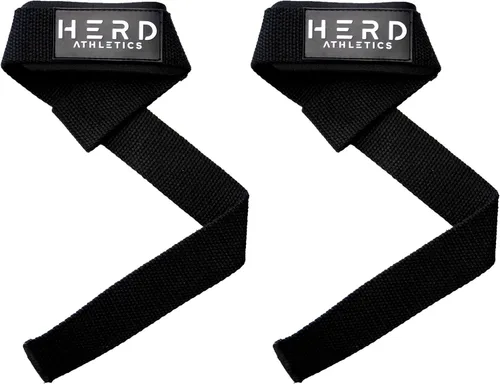 Vista 8 de Correas de muñeca de levantamiento – 23 pulgadas de largo x 1.5 pulgadas de ancho – Correas acolchadas de algodón de neopreno para levantamiento
