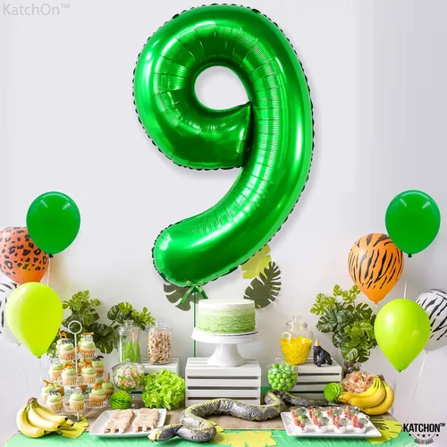 Vista 507 de KatchOn Globo negro del número 1 de 40 pulgadas, globo de feliz cumpleaños Large Mylar Number One Balloon for 1st Birthday Decorations, Foil