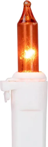 Vista 7 de Northlight Mini luces incandescentes de Navidad, multicolor, cable blanco de 4 pies, 20