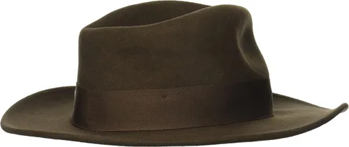 Vista 2 de Indiana Jones - Fedora de campo de fieltro, hidrófugo, con cinta de grogrén