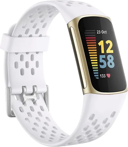Vista 26 de Getino Bandas compatibles con Fitbit Charge, correas deportivas de repuesto ajustables transpirables suaves para Fitbit Charge 5/6, Negro