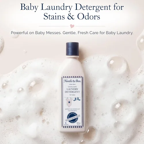 Vista 9 de Noodle & Boo Baby Laundry Essentials - Detergente para ropa ultra seguro