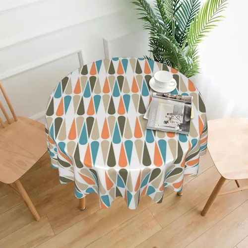 Vista 17 de Mantel decorativo con patrón azteca, estilo nativo étnico, bohemio, geométrico, verde, para cocina, banquete de fiesta y vacaciones, color negro