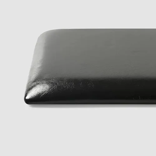 Vista 3 de Cojín de banco de cuero impermeable con cremallera, cojín de asiento largo para muebles, 2 3 plazas, tapete de asiento extraíble para silla