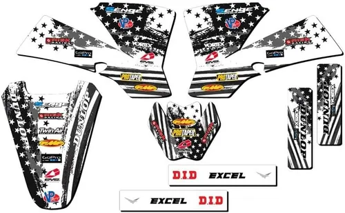 Vista 4 de 2002-2008 SX 50 MERICA Grey Complete Kit Compatible with KTM Senge Graphics Inc