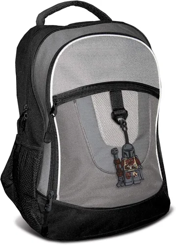 Vista 6 de Lego Star Wars Etiqueta de silicona para equipaje, The Mandalorian (52922) superficie escribible en la parte posterior para identificación