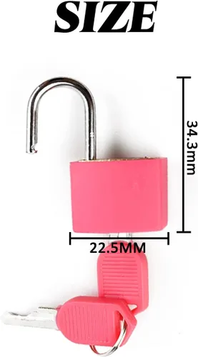 Vista 2 de GXXMEI 10 cerraduras de maleta con llaves, candados pequeños de metal, mini candados con llave para escuela, gimnasio, aula, juego a juego