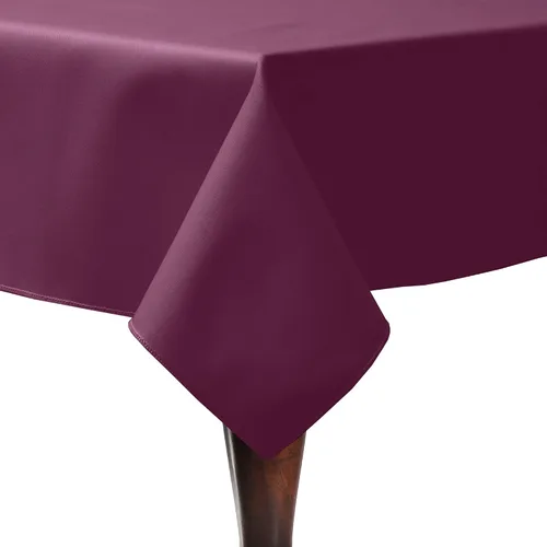Vista 6 de Ultimate Textile Poly-Cotton Twill 54 x 96-Inch Rectangular Tablecloth Jade