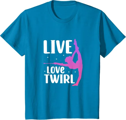 Vista 38 de Camiseta Twirl Baton Twirling Twirler Majorettes, Negro