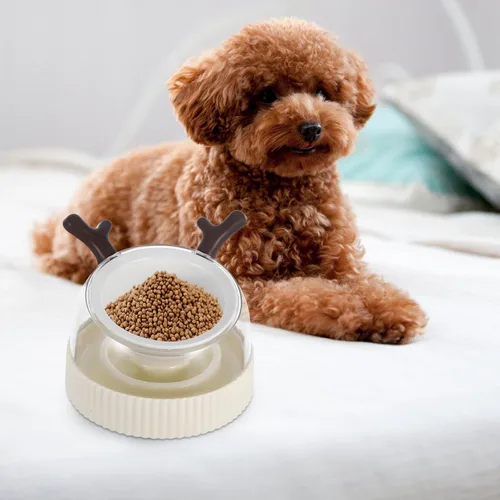 Vista 7 de Ceramic Slow Feeder PET Bowl for Cats and Dogs Anti Spill Dish