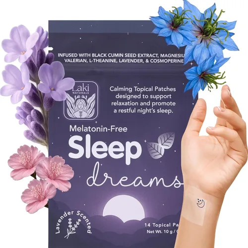 Vista 8 de Laki Naturals Parche Fly Calm (1 unidad, paquete de 8) – Relaja los nervios, apoya el estrés – Ingredientes naturales para apoyar el estrés