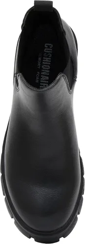 Vista 5 de CUSHIONAIRE Botas Chelsea sin cordones Sasha para mujer + espuma viscoelástica
