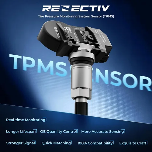 Vista 5 de RENECTIV Sensor TPMS, sensor de monitoreo de presión de neumáticos de 433 MHz apto para Kia Hyundai Replace#52933-D4100 52933-D9100 (4 piezas)
