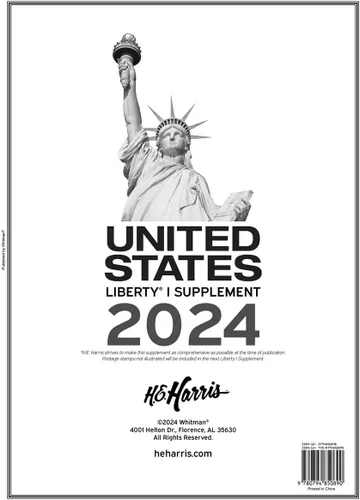 Vista 15 de Harris USA Liberty sello álbum con imágenes/ilustraciones parte A 1847-1994 Carpeta de páginas y libertad