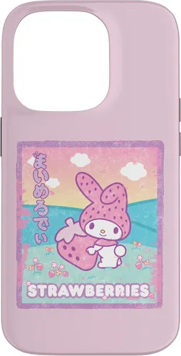 Vista 17 de Funda para iPhone 16 My Melody Strawberry Milk