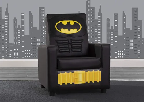 Vista 2 de Delta Children - Silla tapizada con respaldo alto, DC Comics Batman