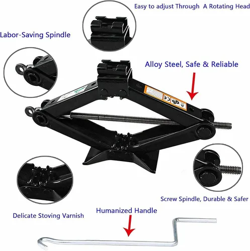 Vista 2 de Kit de herramientas para neumático de repuesto para camiones Chevrolet GMC Silverado Sierra 1500 2500 3500 (2000-2014) con gato de tijera