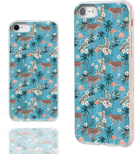 Vista 8 de Funda protectora delgada de goma TPU suave para iPhone SE 2022/2020/8/7/6S/6, funda protectora de goma TPU suave, lindo perro corgi de dibujos Un