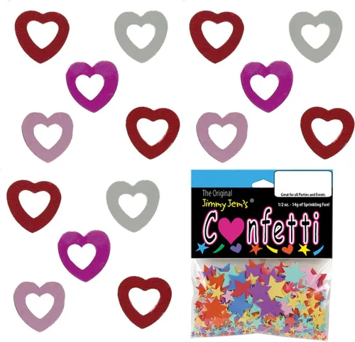 Vista 3 de Corazón de confeti recortado amor sin fin - paquete al por menor #8059 QS0