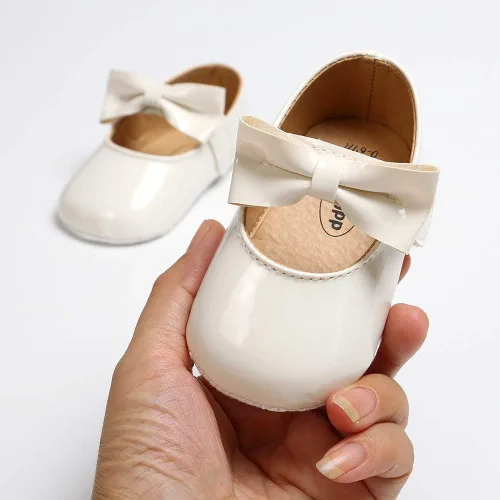 Vista 5 de Mocasines para bebé de princesa brillante Mary Jane vestidos, zapatos de primera calidad, ligeros, suela suave, zapatos para cuna, zapatos para niños