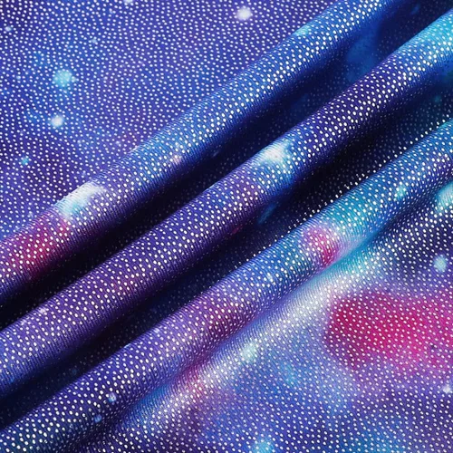Vista 4 de EQSJIU Leotardos de gimnasia para niñas y niños mosaico sirena mariposa estrellas leopardo galaxia teñido anudado cosmos leopardo