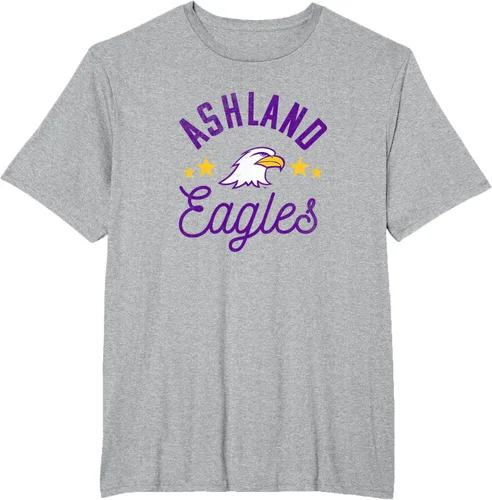 Vista 14 de Ashland University Camiseta con logotipo de Eagles, Gris